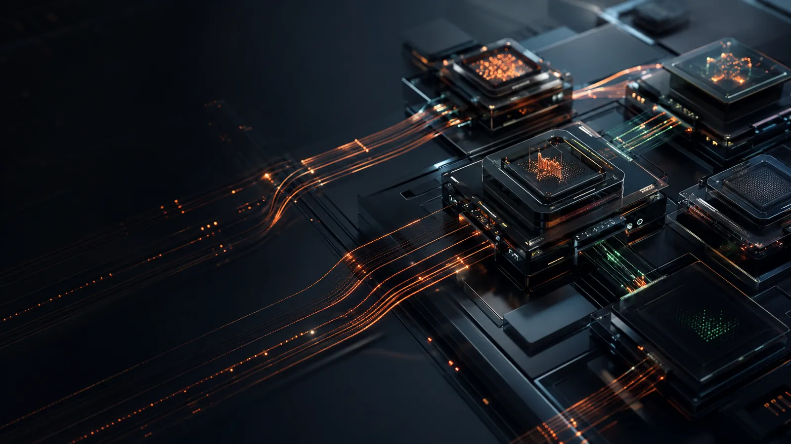 Connected AI processing and automated business workflows